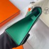 Hermes Kelly Pochette Handmade Bag In Vert Vertigo Swift Calfskin - Image 9
