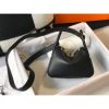 Hermes Mini Lindy Bag In Black Clemence Leather - Image 4