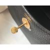 Hermes Mini Lindy Bag In Black Clemence Leather - Image 8