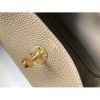 Hermes Mini Lindy Bag In Gris Tourterelle Clemence Leather - Image 6