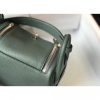 Hermes Mini Lindy Bag In Vert Amande Clemence Leather - Image 5