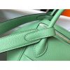 Hermes Lindy Mini Bag In Vert Criquet Clemence Calfskin - Image 6