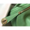 Hermes Lindy Mini Bag In Vert Criquet Clemence Calfskin - Image 8