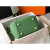Hermes Lindy Mini Bag In Vert Criquet Clemence Calfskin - Image 4