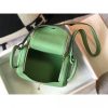 Hermes Lindy Mini Bag In Vert Criquet Clemence Calfskin - Image 3