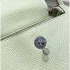 Hermes Lindy Mini Bag In Vert Fizz Clemence Leather - Image 7