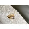 Hermes Mini Lindy Bag In White Clemence Leather - Image 7