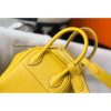 Hermes Mini Lindy Bag In Yellow Clemence Leather - Image 4