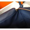 Hermes Lindy 26cm Bag In Navy Blue Clemence With GHW - Image 6