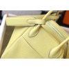 Hermes Lindy 26cm Bag In Jaune Poussin Clemence Leather - Image 7