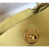 Hermes Lindy 26cm Bag In Jaune Poussin Clemence Leather - Image 3