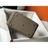 Hermes Lindy 26cm Bag In Taupe Grey Clemence With PHW - Image 3