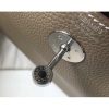 Hermes Lindy 26cm Bag In Taupe Grey Clemence With PHW - Image 7