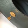 Hermes Vert Amande Clemence Lindy 30cm Bag with GHW - Image 8