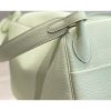 Hermes Lindy 30cm Bag In Vert Fizz Clemence Leather - Image 6