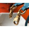 Hermes Blue Jean Tressage Cuir 25MM Bag Strap - Image 2