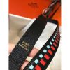 Hermes Noir Tressage Cuir 25MM Bag Strap - Image 4