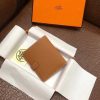 Hermes Bearn Compact Wallet In Gold Epsom Leather - Image 2