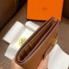 Hermes Bearn Compact Wallet In Gold Epsom Leather - Image 3