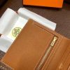 Hermes Bearn Compact Wallet In Gold Epsom Leather - Image 8