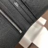 Hermes Bearn Compact Wallet In Black Epsom Leather - Image 8