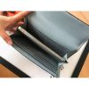 Hermes Blue Lin Epsom Constance Long Wallet - Image 2