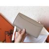 Hermes Constance Wallet In Grey Epsom Leather - Image 2