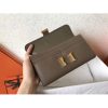 Hermes Taupe Epsom Constance Long Wallet - Image 3
