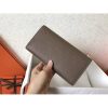 Hermes Taupe Epsom Constance Long Wallet - Image 8