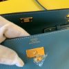 Hermes Kelly Classique To Go Wallet In Blue Jean Epsom Calfskin - Image 4