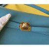Hermes Kelly Classique To Go Wallet In Blue Du Nord Epsom Calfskin - Image 4