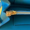 Hermes Kelly Classique To Go Wallet In Blue Du Nord Epsom Calfskin - Image 8