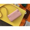 Hermes Kelly Classique To Go Wallet In Pink Epsom Calfskin - Image 2