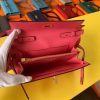 Hermes Kelly Classique To Go Wallet In Rose Lipstick Epsom Calfskin - Image 4
