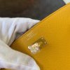 Hermes Kelly Classique To Go Wallet In Yellow Epsom Calfskin - Image 8