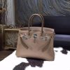 Hermes Birkin 30cm 35cm Bag In Etoupe Togo Calfskin Bag Original Leather Handstitched - Image 4